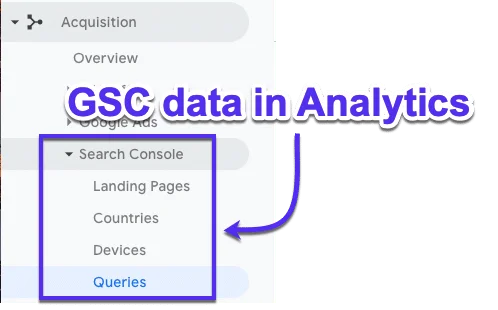 مشاهده نتایج Google Analytics در کنسول جستجوی گوگل